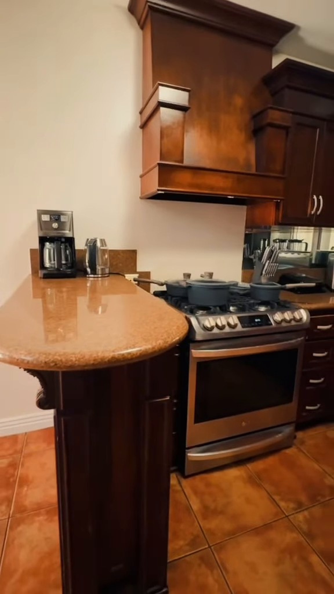 Kitchen of the recovery house